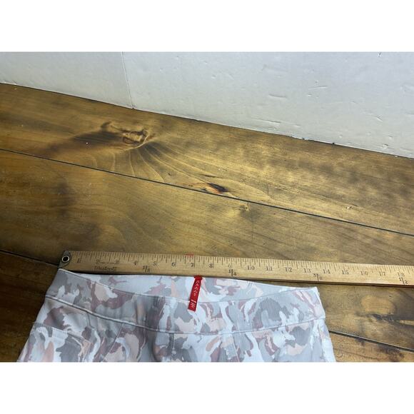 Spanx Blush Bloom Abstract Floral Jean Ish Jegging Legging Ankle Pants Medium - Picture 7 of 9